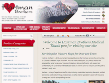 Tablet Screenshot of hartmanmedical.net